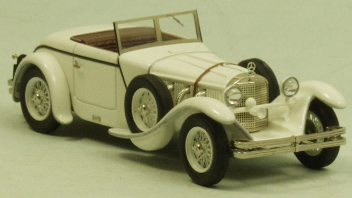 1928 Mercedes 680 S 26/120/180 PS Torpedo Roadster "Saoutchik" blanc 1/43