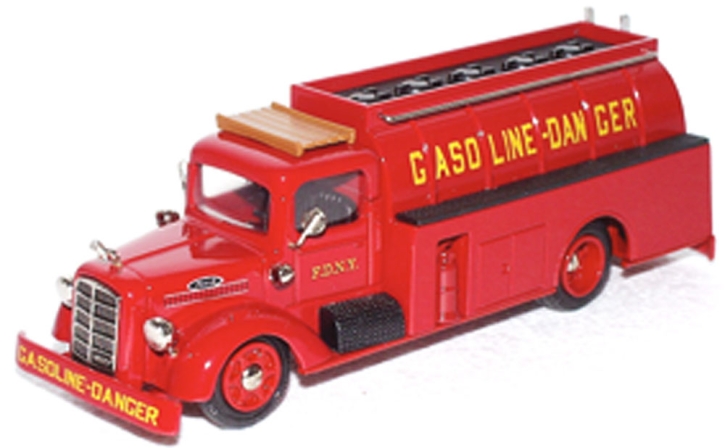 1941 Mack Fuel Tanker F.D.N.Y. red 1/43 ready made