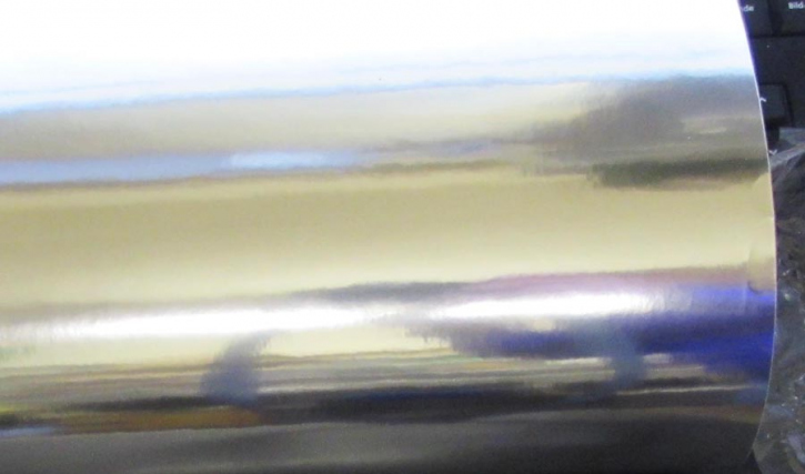 Planches de couleur unie Accessoires chromé autocollant 140x90mm INTERDECAL