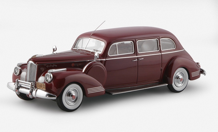 1941 Packard 180 7 Personen limousine dunkelrot 1/43 Fertigmodell