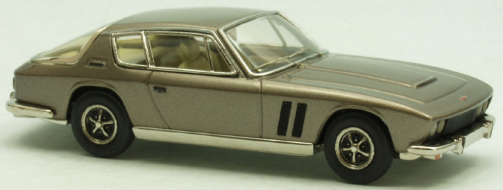 1969-1971 Jensen FF brun mét. 1/43 métal blanc/étain tout monté