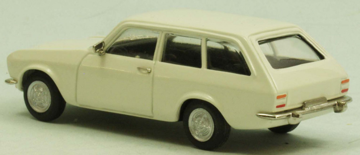1970-1975 Opel Ascona Kombi weiss 1/43 Zinnlegierung & Resine Fertigmodell