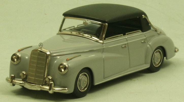 1954-1955 Mercedes 300 B Convertible (W 186) Adenauer closed roof light grey