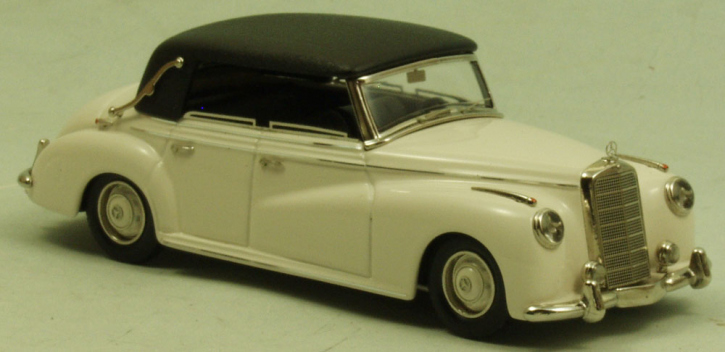 1954-1955 Mercedes 300 B Convertible (W 186) Adenauer closed roof white 1/43