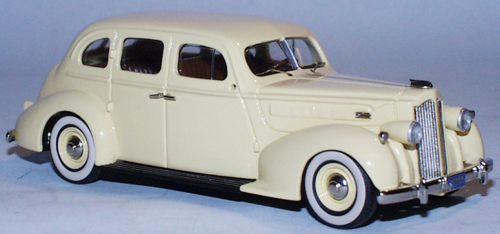 1937 Packard 4-Door Limousine 4-türig weiss 1/43 Zinnlegierung Fertigmodell