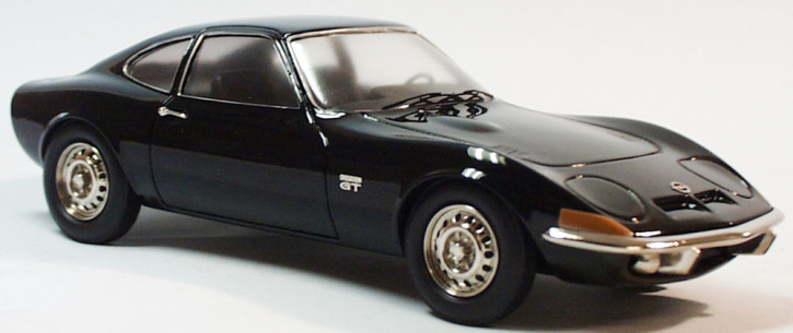 1968-1973 Opel GT  Coupe black 1/24 whitemetal/pewter & resin ready made