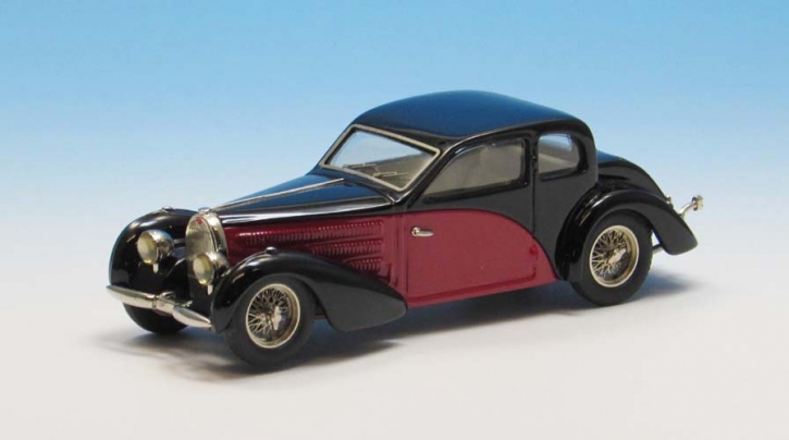 1935 Bugatti Typ 57 Ventoux schwarz-rot 1/43 Zinnlegierung Fertigmodell
