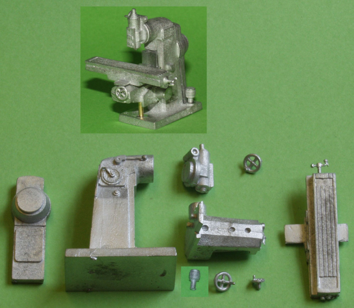 Milling Machine 1/43 unpainted kit