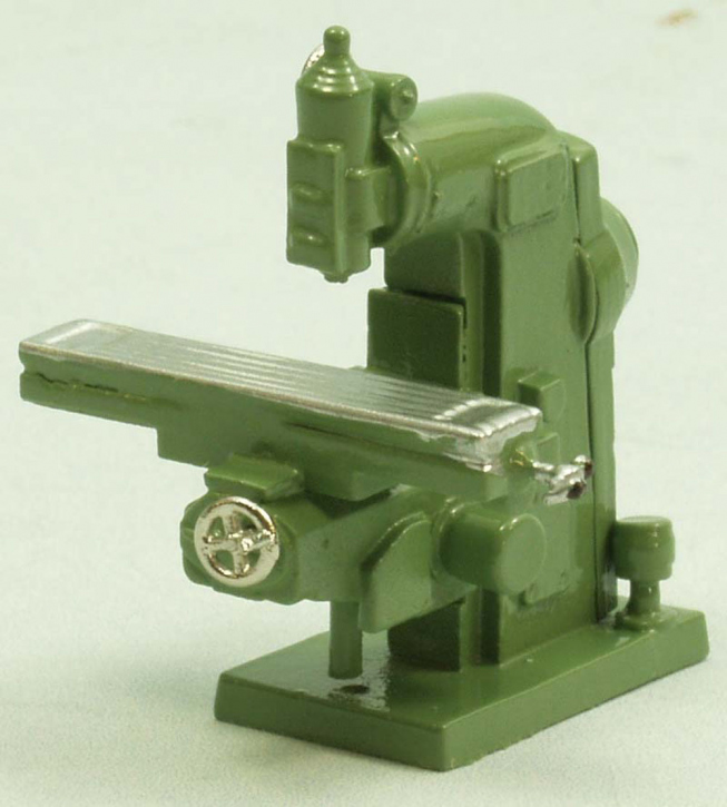 Milling Machine 1/43 green ready made