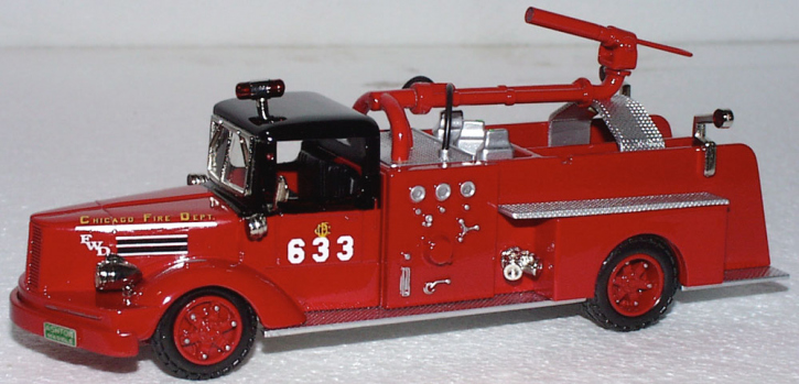 1949 FWD High Pressure Pumper Chicago GOLD COL. red 1/43 ready made