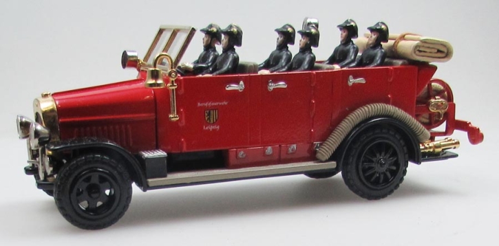 1925 Magirus KS10 Leipzig Voiture d'équipage toit ouvert rouge 1/43 tout monté