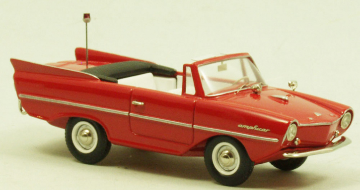 1960-1963 Amphicar Metall rot 1/43 Fertigmodell