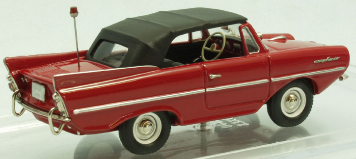 1960-1963 Amphicar, Metall, closed roof red 1/43 ready made