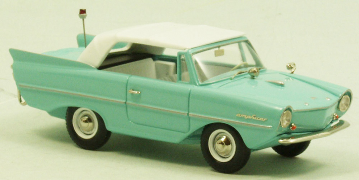 1960-1963 Amphicar, Metall, Dach geschlossen aquablau 1/43 Fertigmodell