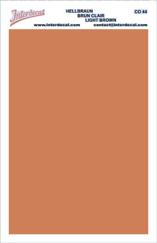 Bogen einfarbig (95 x140 mm) hellbraun