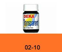 DEKA-transparent 25 ml, glass paint/glass paint orange n/a