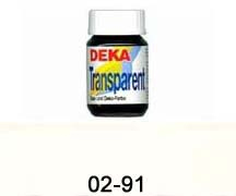 DEKA-transparent 25 ml, glass paint/glass paint white n/a