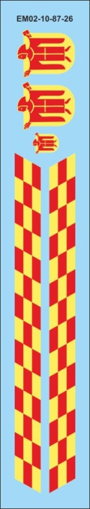 Rettungsdienste DE 10-02 Feuerwehr München 1/87 Naßschiebebild Decal 164x21mm