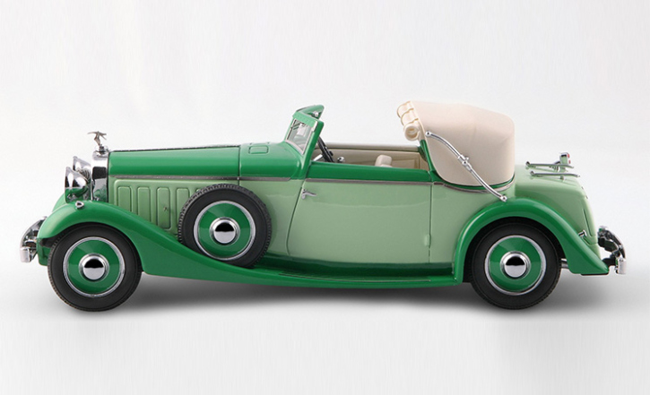 Hispano-Suiza J12 Drophead Coupé 1934 grün NEU Esval