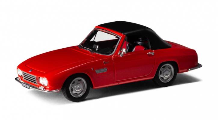 1963 OSCA 1600 GT Convertible by Fissore, closed roof red 1/43 ready made