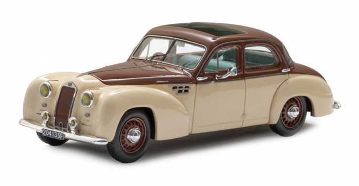 1948-1954 54 Delage D6-3L limousine von Autobineau Dach offen beige 1/43