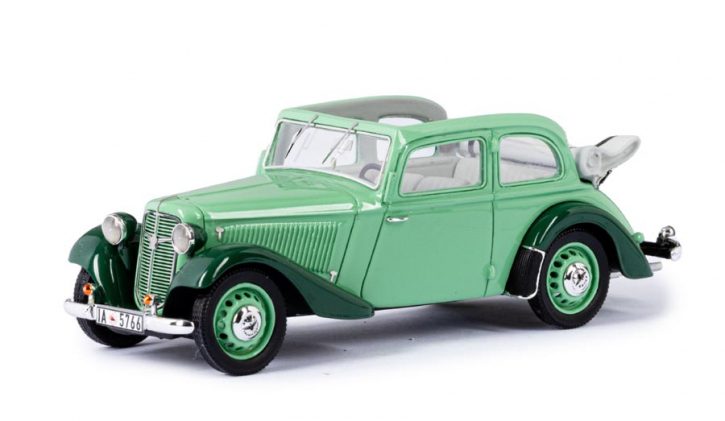 1934-41 Adler Trumpf Junior 2  Cabrio-Limousine - roof open