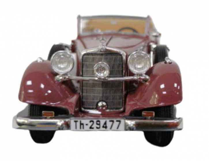 1933-36 Mercedes-Benz 290 W18 cabriolet D short wheel base top up blue in 1:43 s