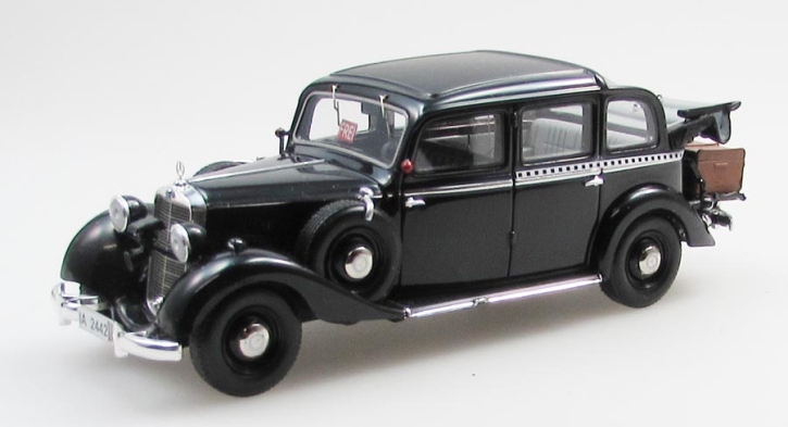 1936-1940 Mercedes-Benz 260D W138 Pullman Landaulet Berlin Taxi schwarz 1/43