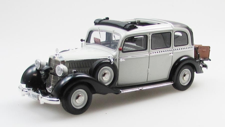 1936-1940 Mercedes-Benz 260D W138 Pullman Landaulet Berlin Taxi grau-schwarz