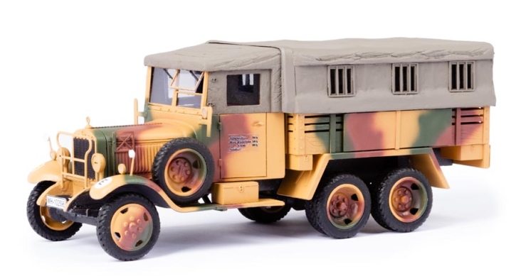 1929-35 Mercedes-Benz G3A Sd. Kfz. 70 Wermacht, Camouflage khaki 1/43 Resine