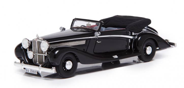 1938 Maybach SW 38 Convertible A Spohn, open roof black 1/43 ready made