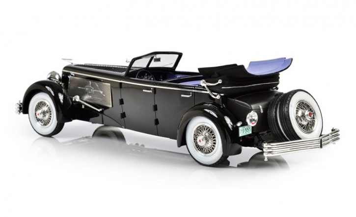 1937 Duesenberg SJ Town Car Chassis 2405 black 1/18 ready made