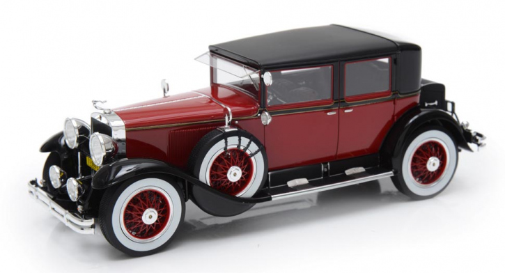 1928 Cadillac Series 341A "Al Capone" Town Sedan rot-schwarz 1/24 Fertigmodell