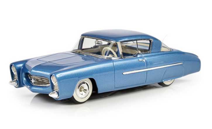 1950 Mercury Leo Lyons  Coupe customized blue 1/43 ready made