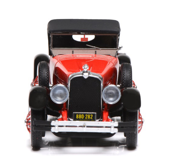 Miniature Esval - Speedster Stutz Black Hawk 1928 - Rouge Et Noir - 1/43 - Prévente