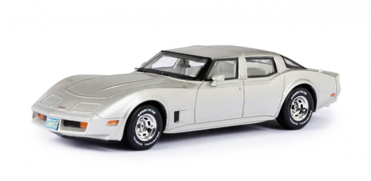 1980 Chevrolet Corvette America 4-door, closed roof silver 1/43 ready made