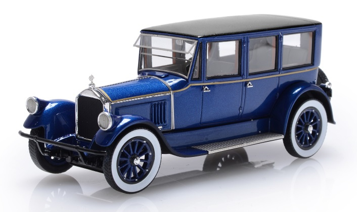 1920 Pierce Arrow Modell 32 Sedan 7-seats blue 1/43 ready made