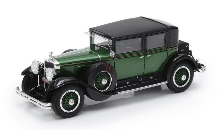 1928 Cadillac Series 341A "Al Capone" Town Sedan grün-schwarz 1/43 Fertigmodell