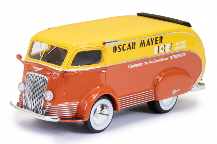 1938 International D-300 Oscar Mayer Eis Lieferwagen Tür hinten offen 1/43