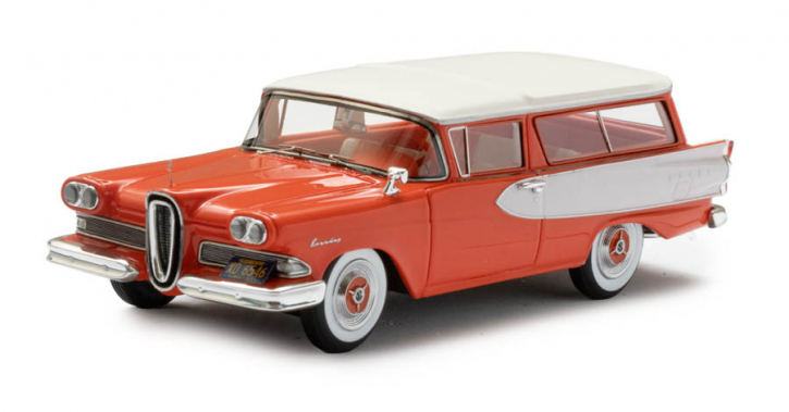 1958 Edsel Roundup 2-door Wagon red-white 1/43 ready made