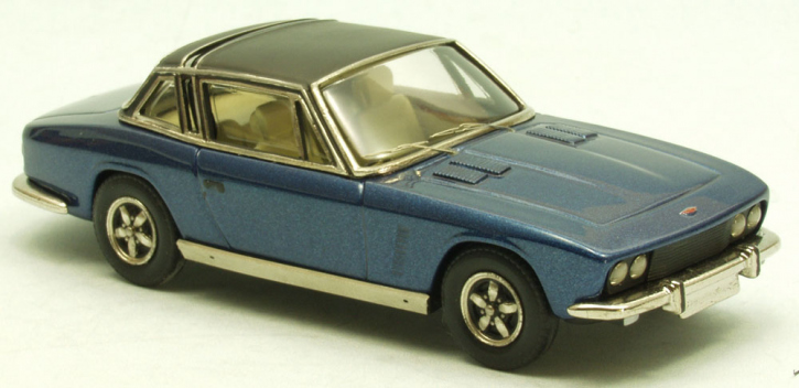 1975-1976 Jensen Interceptor Coupe (Hardtop) blau met. 1/43 Zinnlegierung