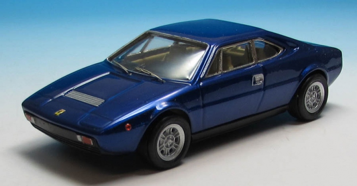 1975 Ferrari 308 GT4 (European) blue met. 1/43 whitemetal/pewter ready made