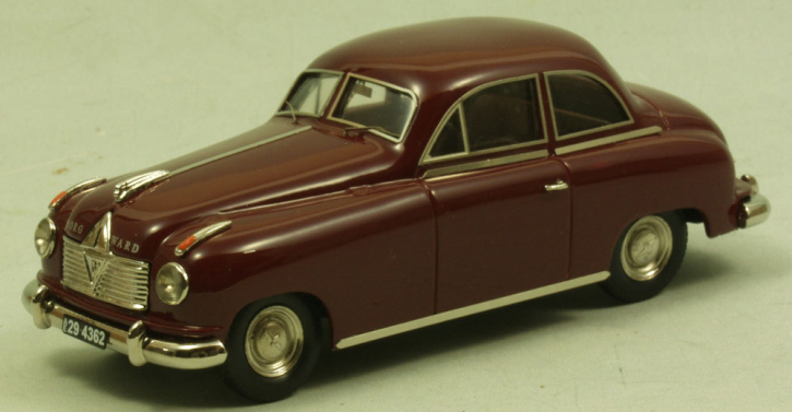 1952-1954 Borgward Hansa 1800 dunkelrot 1/43 Fertigmodell