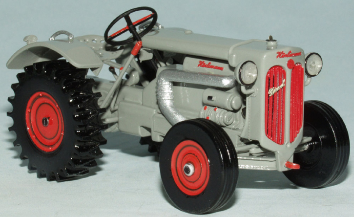1947 Hürlimann Traktor D100 (1947) grau 1/32 Zinnlegierung Fertigmodell