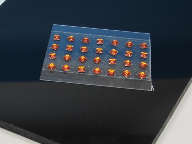 Scheinwerfer quadratisch 10St., 2,0 x 2,0mm orange 1/43 n/a