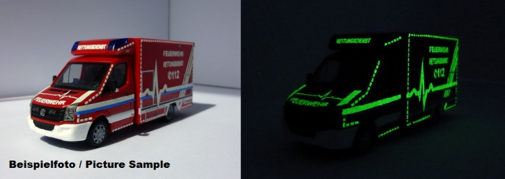 Décalcomanies "Secours Ambulatoires" Jaune échelle 1/87 - Pour Modélisme - INTERDECAL