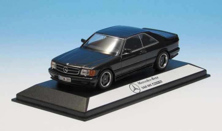 1989 Mercedes-Benz 560 SEC W126 AMG Coupe, Lieferzeit ca. 6-8 Monate schwarz