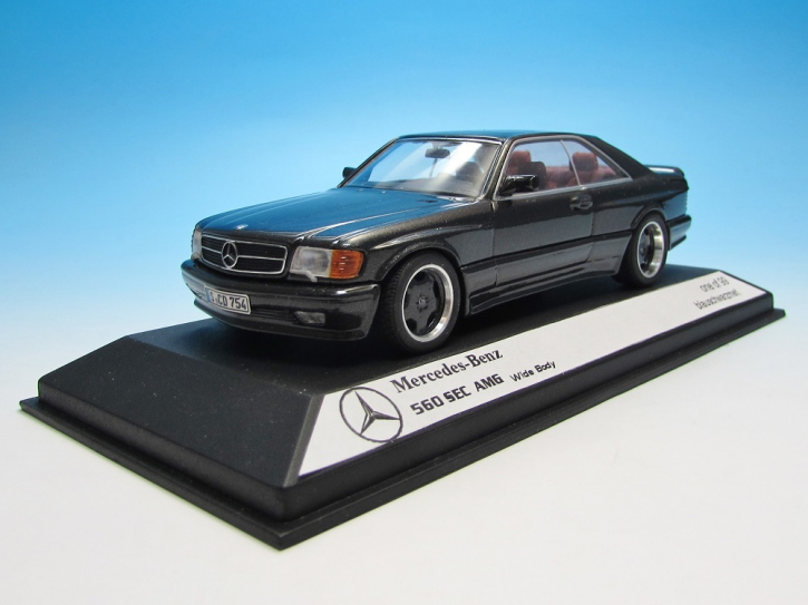 1989 Mercedes-Benz 560 SEC C126 AMG Coupe, Lieferzeit ca. 6-8 Monate 1/43