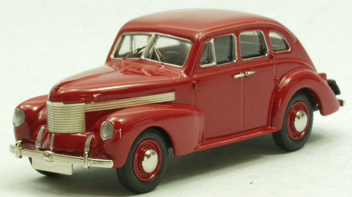 1938 Opel Kapitän Sedan red 1/43 whitemetal/pewter ready made