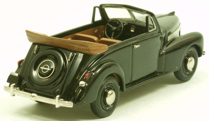 1939 Opel Kapitän Convertible 2-door Convertible black 1/43 whitemetal/pewter